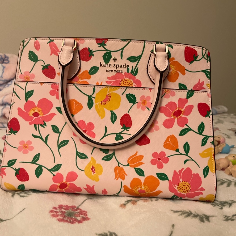 Kate Spade Floral Pink Madison Bag